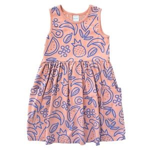 Hanna Andersson Fruit Print Sleeveless Play Dress 10